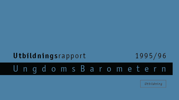 1996 Utbildningsrapport
