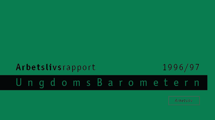 1997 Arbetslivsrapport