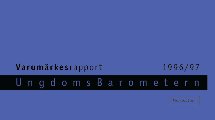 1997 Varumärkesrapport