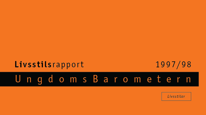 1998 Livsstilsrapport