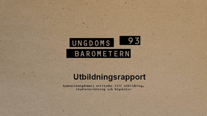 Utbildningsrapport 1993-2